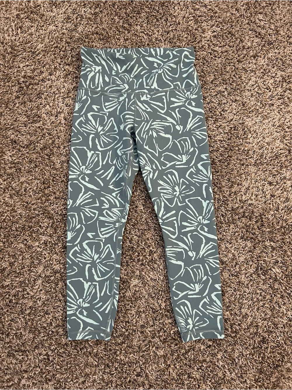 Athleta Floral Print Leggings
